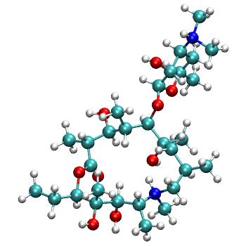 Structure preview of Macrolides - Descladinose azithromycin +2