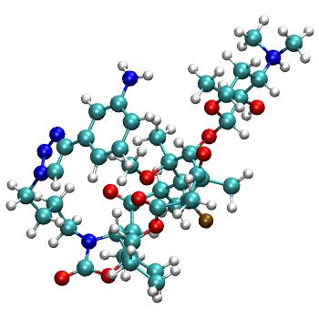 Structure preview of Macrolides - Solithromycin +1