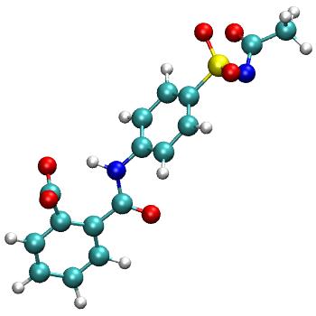 Structure preview of Sulphonamides - Phthalylsulfacetamide -2