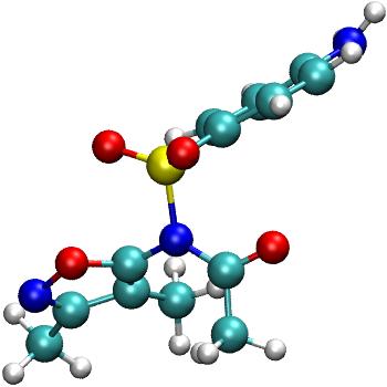 Structure preview of Sulphonamides - Sulfisoxazole acetyl 0