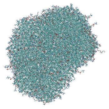 Structure preview of Empty LNP (no siRNA) constant pH MD at pH 12
