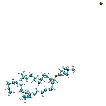 Structure preview of MC3 lipid CpHMD parametrization, lambda window 1.00 (buffer 0.00)